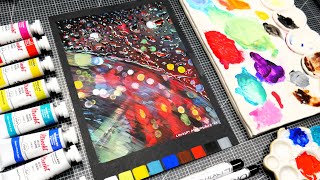 How To Paint Waterdrops on Glass #liquidpintchallenge
