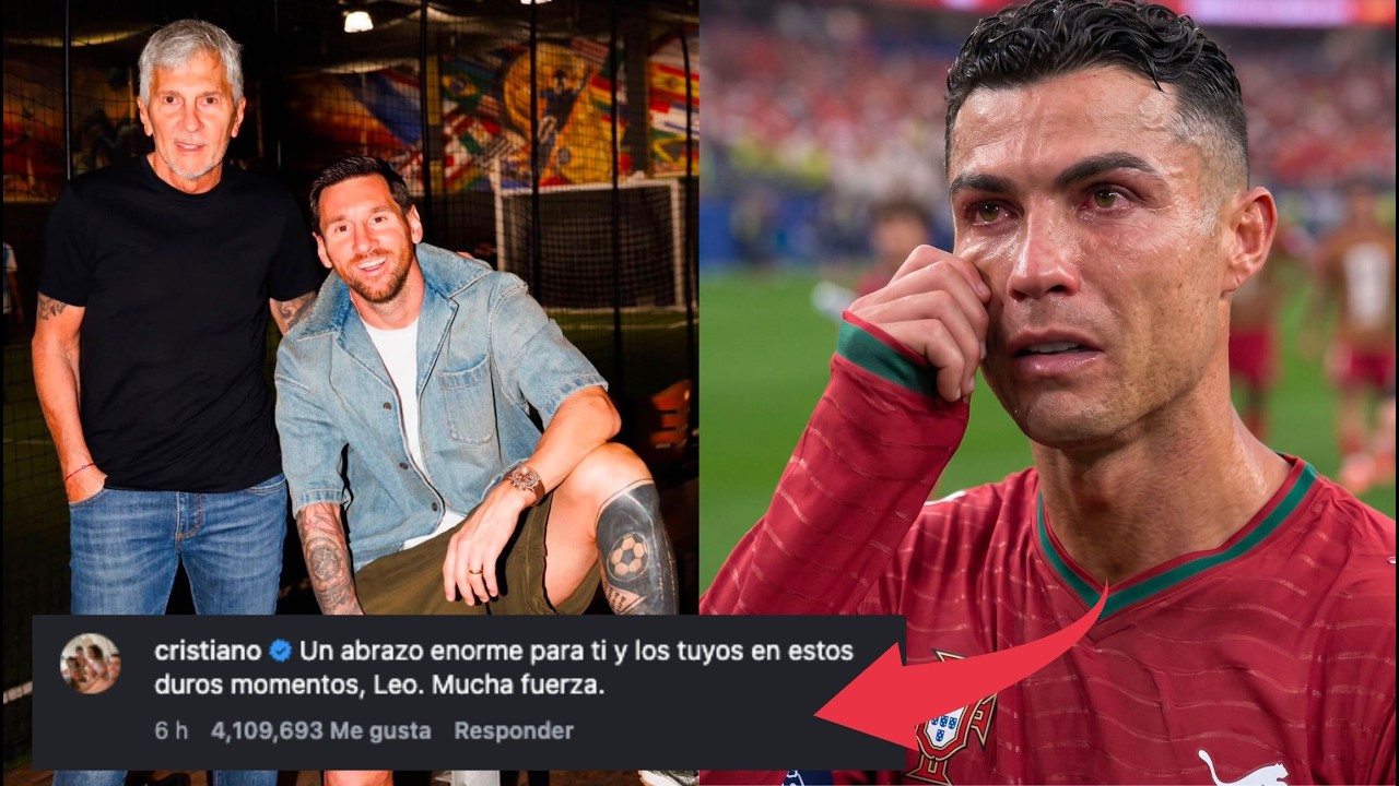 EL CONMOVEDOR MENSAJE de CRISTIANO RONALDO a MESSI