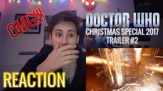 DOCTOR WHO CHRISTMAS SPECIAL TRAILER #2 REACTION || REGENERATION SNEAK PREVIEW?!