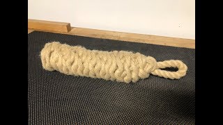 Restoring Talitha Ep. 45 - Ropework 9 - Making a Rope Fender