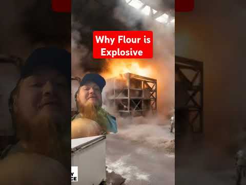 A Flour Explosion #science