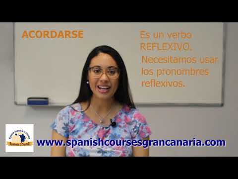 Recordar/Acordarse Learn Spanish Online in 2019
