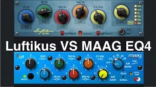 Video thumbnail for 🎚 Luftikus vs Maag EQ4 Plugin Emulations by Optomod