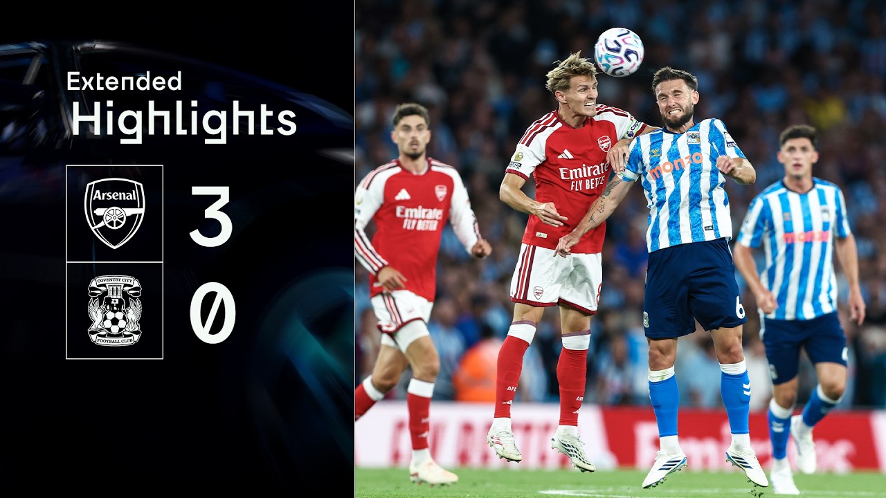 Arsenal FC 3 - 0 Coventry City FC highlights