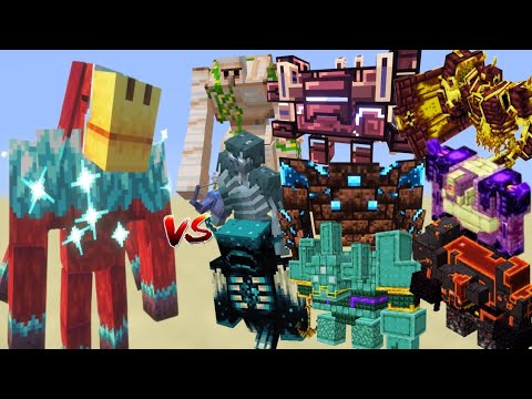 Minecraft Bosses vs ULTRA SNIFFER! (Warden, Maledictus, Nameless guardian)