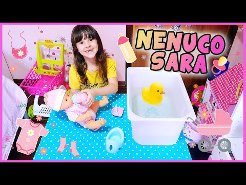 🍼 Pappa, pannolino e cambio per Nenuco Sara 💕
