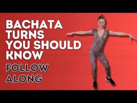 Bachata Turns You Should Know - Follow Along - Dance With Rasa