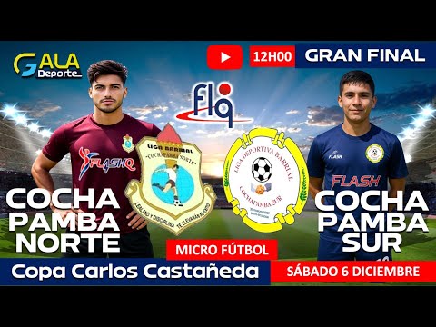 EN VIVO. TERCER LUGAR MICRO FÚTBOL COPA CARLOS CASTAÑEDA. FEDERACIÓN DE LIGAS DE QUITO.