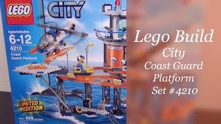 YouTube thumbnail: Let's Build - Lego City Coast Guard Platform Set #4210 - Part 1