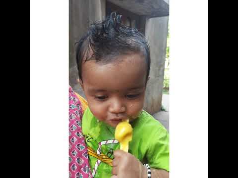 krishika eating ice cream 🍦#krishikaactivies