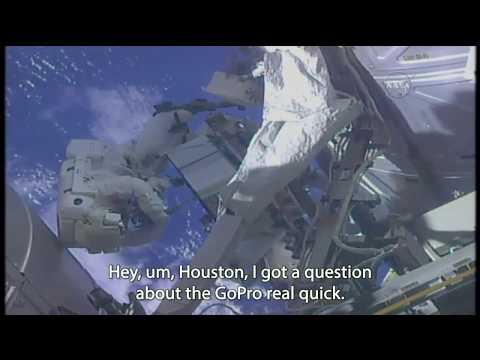 Astronaut Forgets the Camera Memory Card and has to Call Ground Control