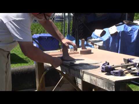 The Woodpecker Ep 14 Wall support for a 25 years of service plaque