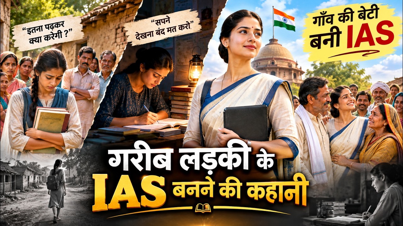 गरीब लड़की के IAS बनने की कहानी | गाँव वालों ने उड़ाया मज़ाक, फिर सिया ने रचा इतिहास 😭|Inspirational