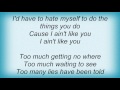 Suicidal Tendencies - I Ain't Like You Lyrics