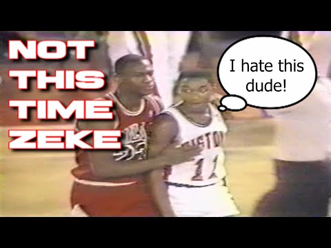 Michael Jordan's most dominant game Vs Isiah Thomas' Detroit Pistons (Rivals)