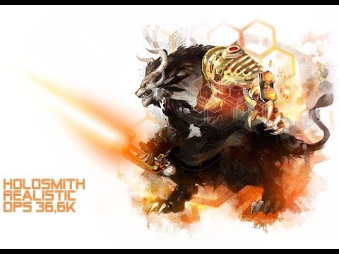 GW2 - Holosmith Realistic Benchmark 36,6K ( minmax group setup for Power Holosmith)