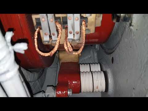 Lokomotywa EU07 - usterka III silnika trakcyjnego - iskiernik