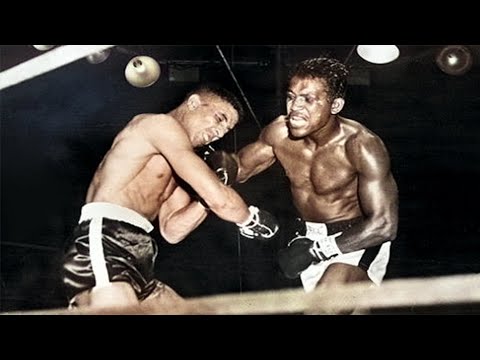Sugar Ray Robinson vs Randy Turpin 2 - Full Fight Colorized