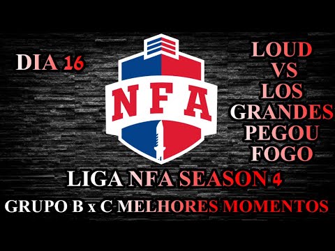 MELHORES MOMENTOS DA LIGA NFA SEASON 4 DIA 16 GRUPO B x C FREE FIRE