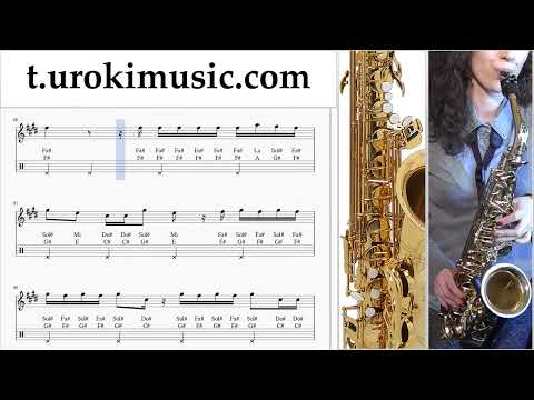 How to play KAROL G, Shakira - TQG on Saxophone (Tenor) Tabs Notes Solo