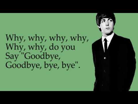 The Beatles   Hello, Goodbye Lyrics