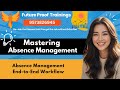 Absence Management End To End Workflow In Oracle HCM Cloud Applications Future Proof Trainings