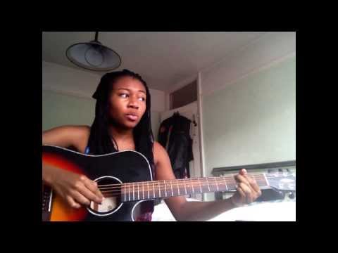 Whitney Houston_One moment in time acoustic cover (Cherelle Thomspon)