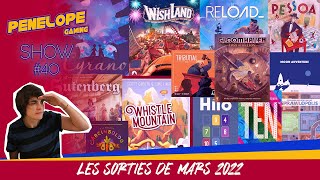 PENELOPE SHOW #40 - Les sorties J2S du mois de Mars 2022 !