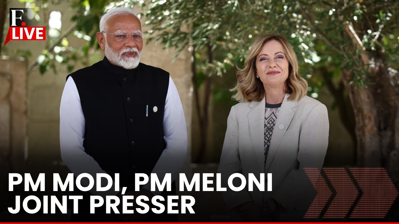 PM Modi LIVE: PM Narendra Modi & PM Giorgia Meloni Attend Joint Presser | 5 Nation Tour