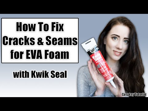 How to Fix Cracks & Seams for EVA Foam with Kwik Seal | Cosplay Tutorial