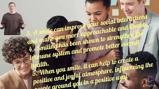 Here are five benefits of smiling