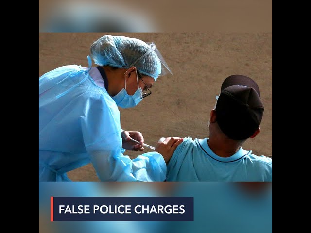 Wanita yang mengungkap skema penjualan vaksin untuk melawan tuduhan polisi yang ‘palsu’ Wanita yang mengungkap skema penjualan vaksin untuk melawan tuduhan polisi yang ‘palsu’