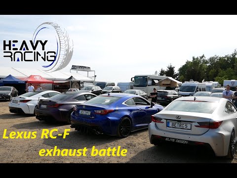 Lexus RC-F sound Vergleich (SI,JP,Novel,Apexi)