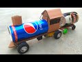 Make A Longest Toy Train With Pepsi Cans Cars At Home DIY