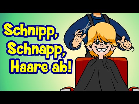 Snip, snap, hair off video | Children's song to sing along to | Children's music world