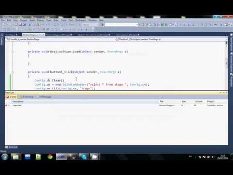 comment remplir datagridview c#