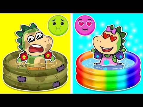 🤢 Kids Vs Pool Party Gone Wrong ⛱️ and Other Dragon Stories for Kids by Fire Spike