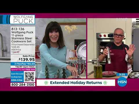 HSN | Chef Wolfgang Puck Holiday Gifts 12.09.2022 - 11 AM