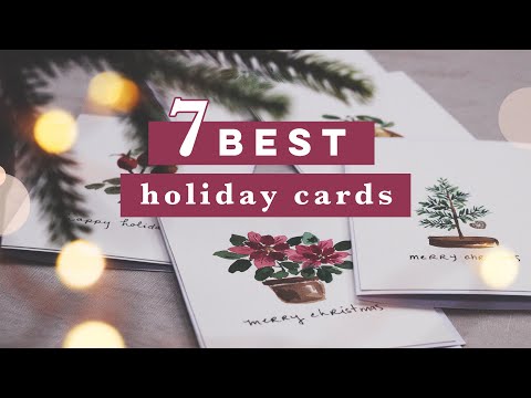 Every Holiday Card Design You'll Need this Year! Watercolor for Beginners 2022