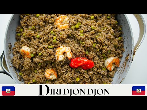 How to make DIRI DJON DJON | Haitian Black Rice