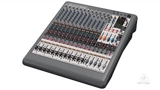Video thumbnail for XENYX XL1600 16-Input 4-Bus Live Mixer by Behringer