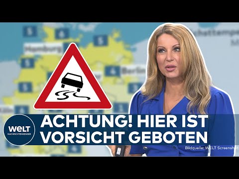 WETTER IN DEUTSCHLAND: Glätte, Eis und Schnee! Vorsicht auf den Straßen