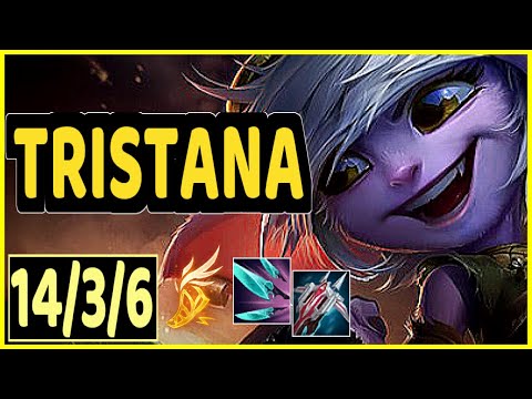 TRISTANA VS BRAND - 14/3/6 KDA MID GAMEPLAY EMERALD III