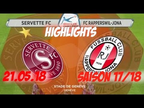 Highlights: Servette - Genf Fc vs Fc Rapperswil - Jona (21.05.18)