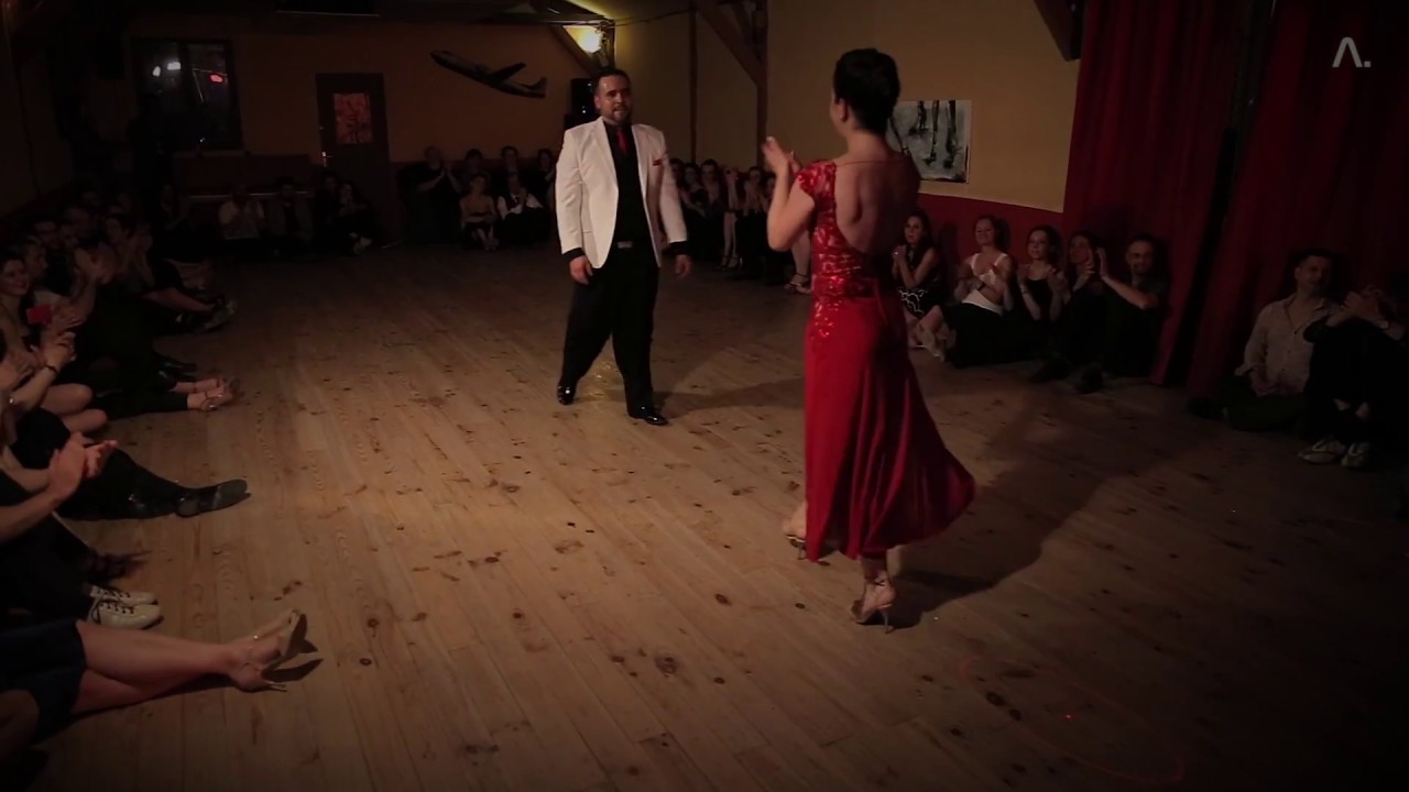 Malena Martos y John Zabala 3/3 Milonga Cacareando (Nuit blanche Le chantier)