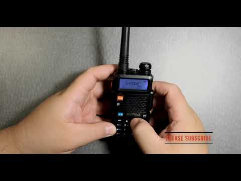 Baofeng UV-5R S-Code Signal Code
