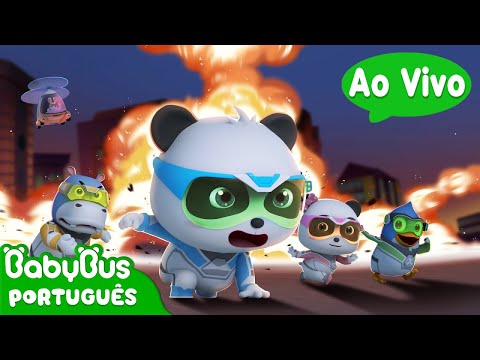 Capa de Baby Bus Ao Vivo - Super Equipe de Resgaste, Ação!