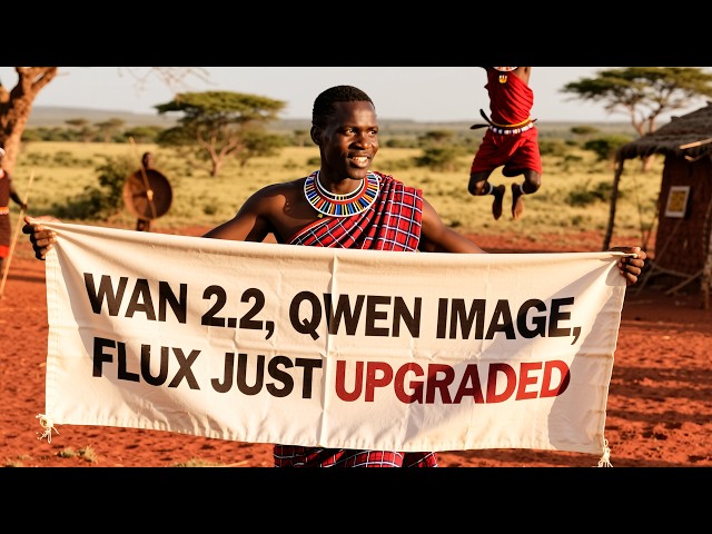 Wan 2.2, FLUX & Qwen Image Upgraded: Ultimate Tutorial for Open Source SOTA Image & Video Gen Models