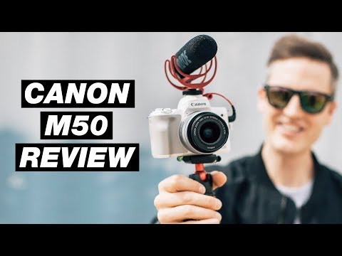 Best Vlogging Camera for Beginners with Flip Screen: Canon M50 Review Video
