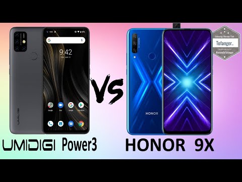 Honor 9X VS UMIDIGI POWER 3 - 4G Smartphone Comparison